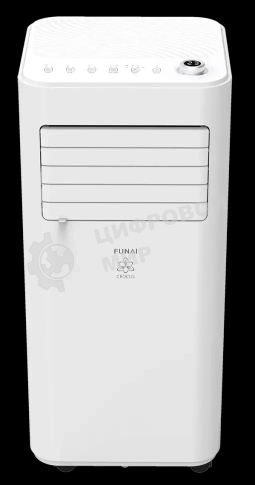 Кондиционер мобильный FUNAI CROCUS MAC-CS22CON01 7500 BTU, 15 м², 53 дБ, охлаждение, белый
