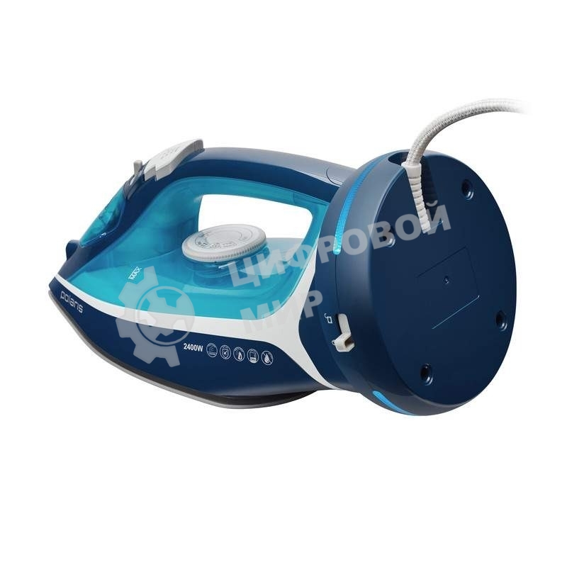 Утюг Polaris PIR 2444K Cord LESS 2400 Вт синий/белый