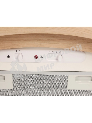 Вытяжка каминная Elikor Ротонда 50П-650-П3Л бежевый, 50 см, 650 м³/ч, 36 дБ