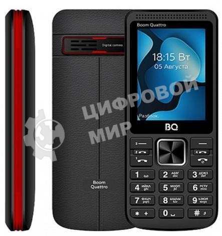 Мобильный телефон BQ 2455 Boom Quattro черный