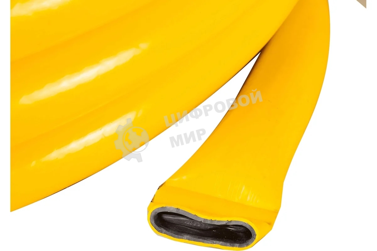 Шланг поливочный ПВХ усиленный пищевой трехслойн. армир. 3/4 50м желт. Вихрь 73/7/2/5