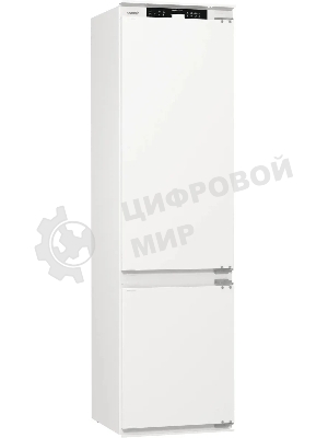 Встраиваемый холодильник Gorenje NRKI519141 белый двухкамерный 207/68 л морозилка снизу, No Frost