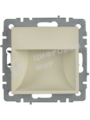 Подсветка светодиодная встраиваемая IEK BRITE ПЛ20-БрКр (BR-FL20-K10) бежевый