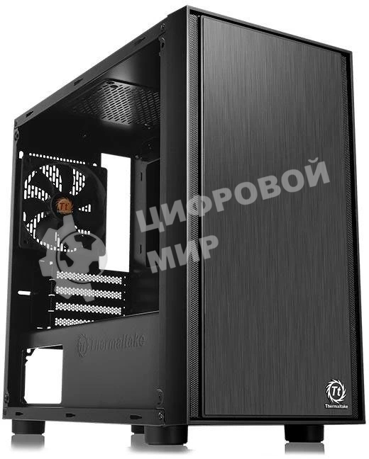 Компьютерный корпус Thermaltake Versa H17 черный без БП mATX 1xUSB 2.0 1xUSB 3.0 audio bott PSU