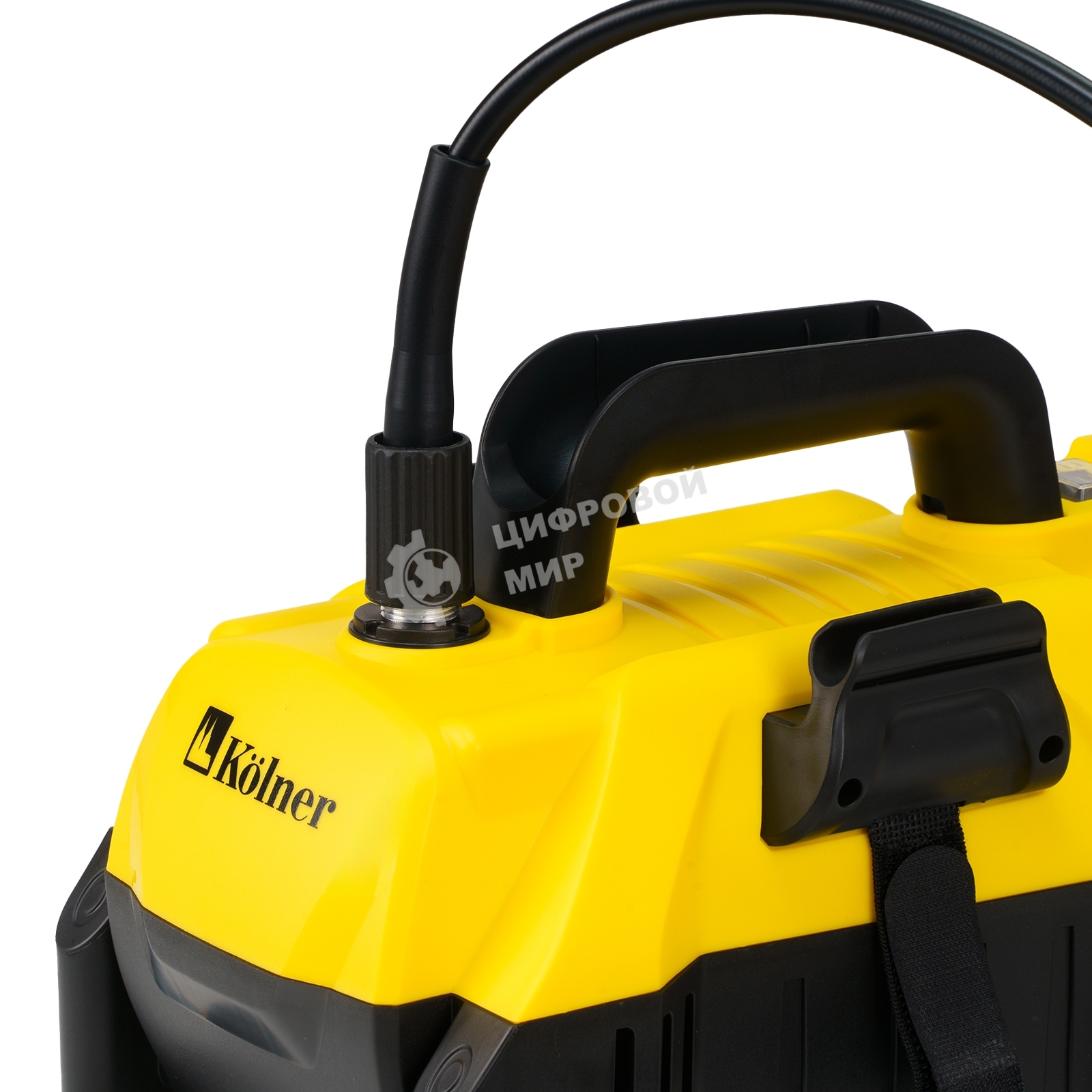 Мойка высокого давления 130/70 бар, KOLNER K140F, на 4 колесах, 1600Вт, 480л/ч, метал.помпа, шланг ВД 5м, кабель 5м, самовсас, Auto stop (пеногенератор)