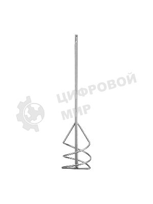 Миксер Сибртех для строительных смесей, 100х450 мм, хвостовик SDS plus