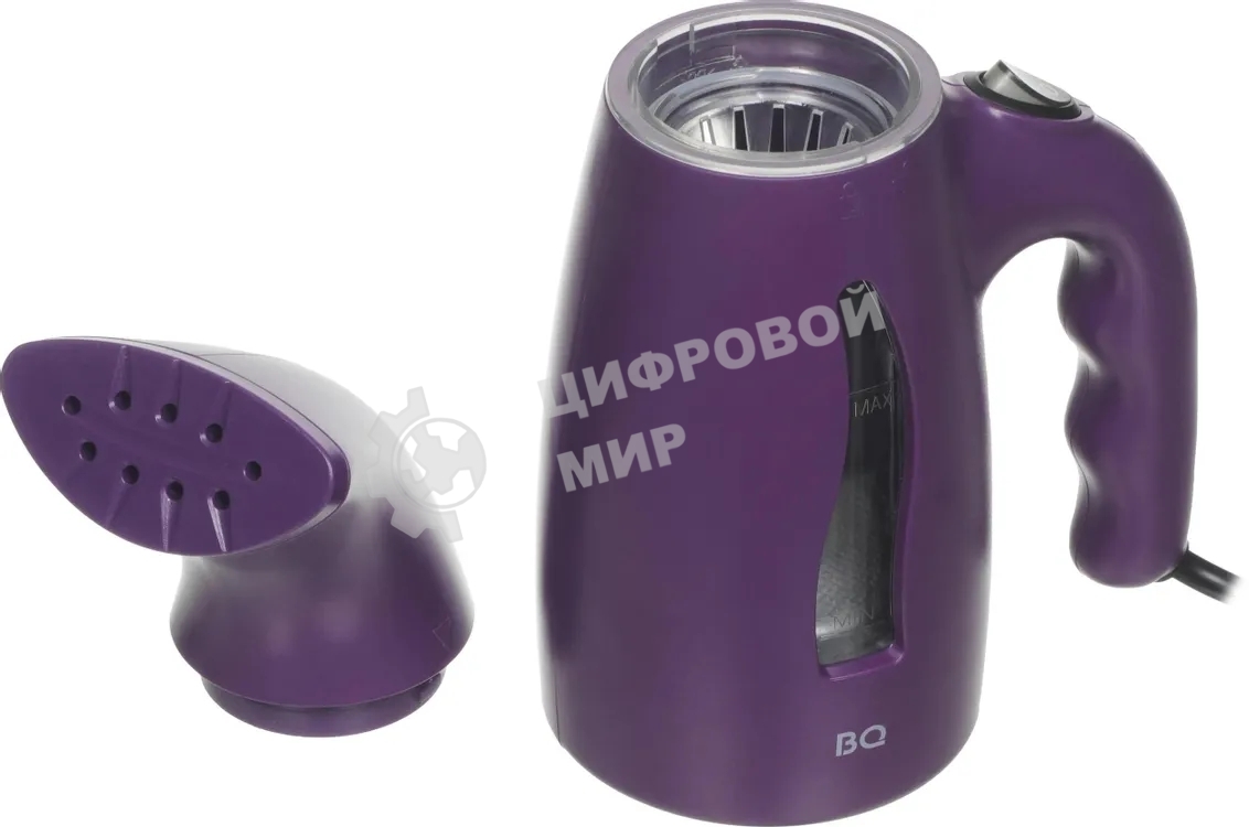 Отпариватель BQ SG1001H фиолетовый, 800 Вт, 21 г/мин, 170 мл