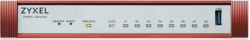 Межсетевой экран Zyxel USG FLEX 100H, 8xRJ-45: 1G (LAN/WAN), 1xUSB3.0 **