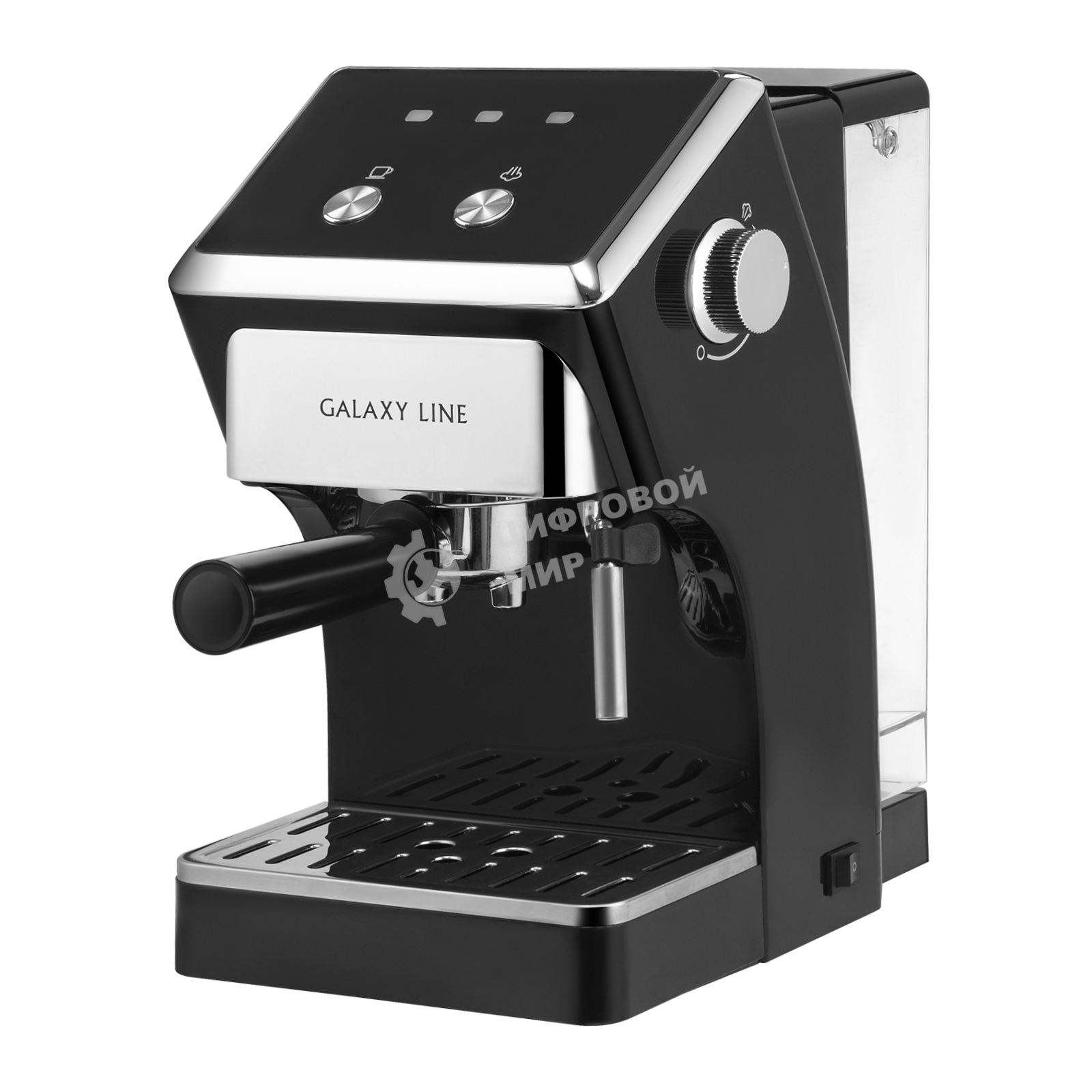 Кофеварка электрическая Galaxy Line GL 0756 черный, исп. кофе - молотый, 1,5 л, 1500 Вт, 20 бар