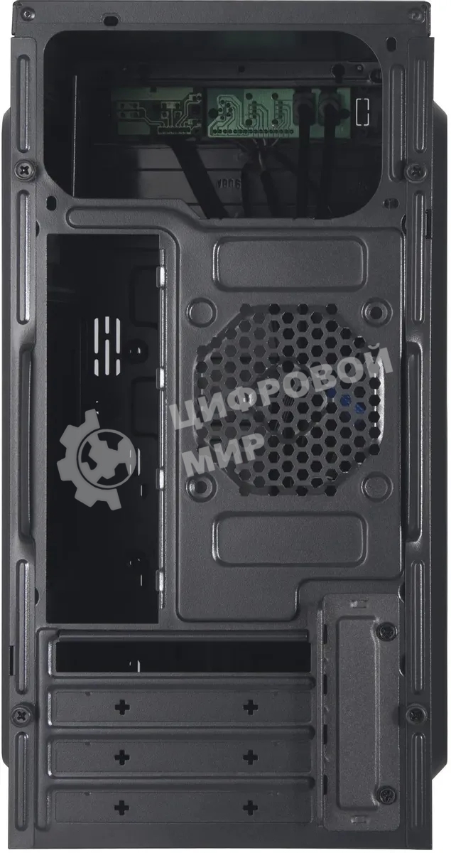 Компьютерный корпус Digma DCC-MN302 черный без БП mATX 1x80мм 2x120мм 1xUSB2.0 1xUSB3.0 audio