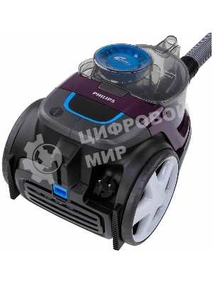 Пылесос Philips FC9333/09 фиолетовый/черный, 750/900 Вт, уборка сухая, пылесборник контейнер, 1.5 л