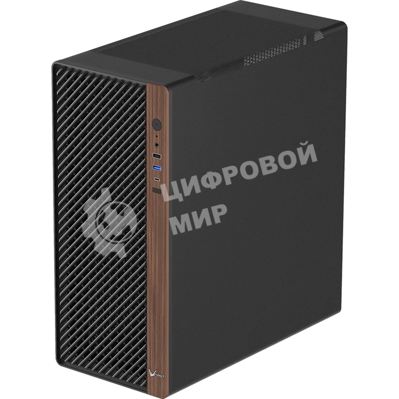Компьютерный корпус Aerocool/Formula TimberLine T2 черный без БП mATX 4x120мм 1xUSB 2.0 1xUSB 3.0 1xUSB3.1 audio bott PSU
