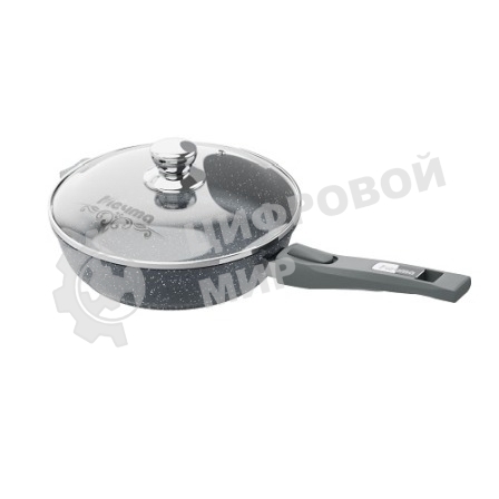 Сковорода Гранит С024701 24 см, съем. руч., крышка