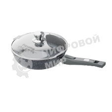 Сковорода Гранит С024701 24 см, съем. руч., крышка