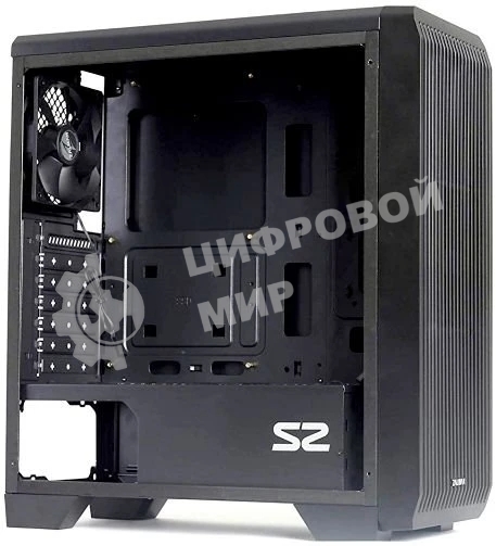 Компьютерный корпус Zalman S2 черный без БП ATX 2x120мм 2xUSB 2.0 1xUSB 3.0 audio bott PSU