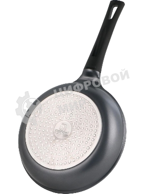 Сковорода Rondell Baselard RDA-2004 круглая 28 см, покрытие: Xylan Plus ручка несъемная (без крышки) темно-серый