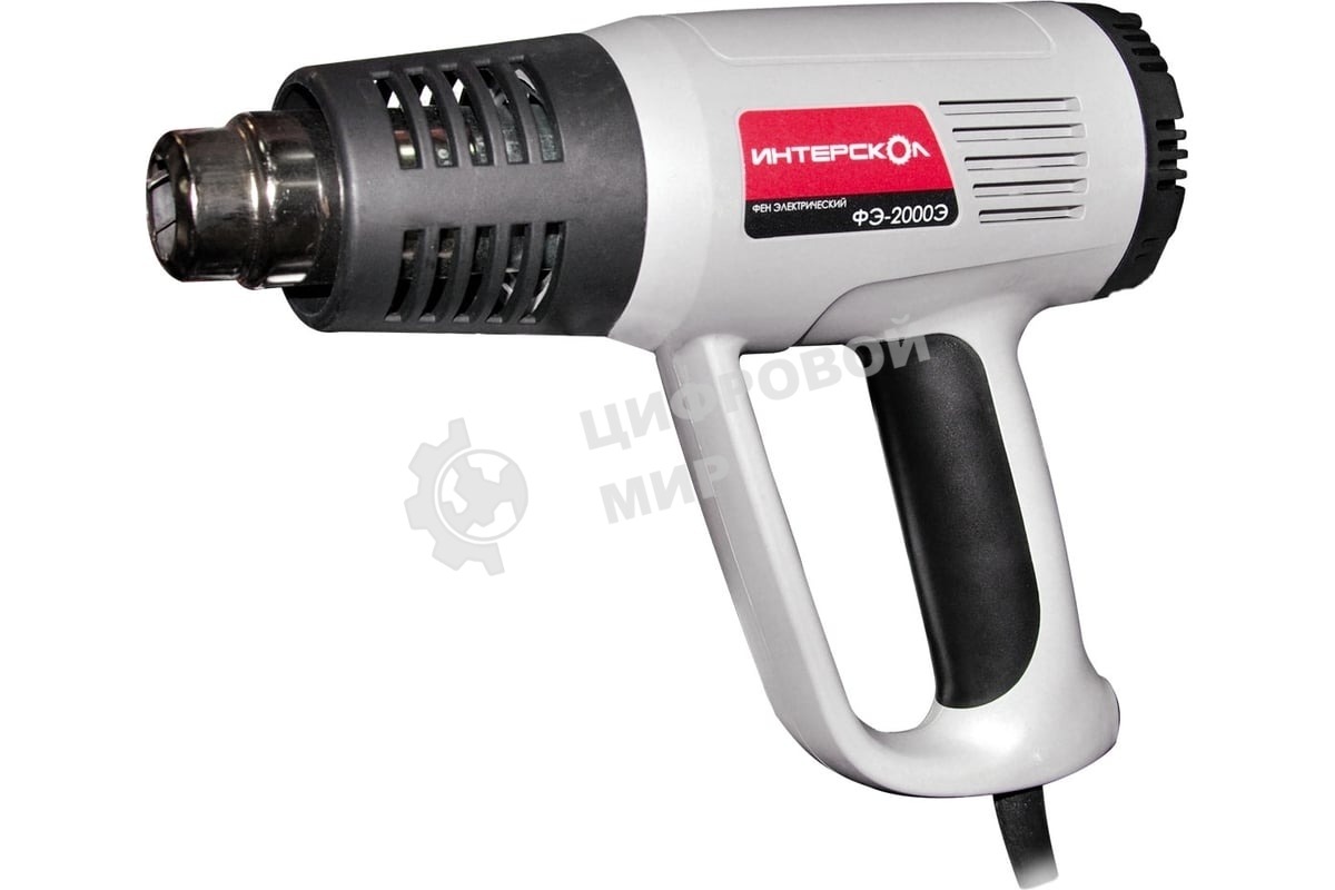 Фен технический Интерскол ФЭ-2000Э 2000Вт темп.80-600С