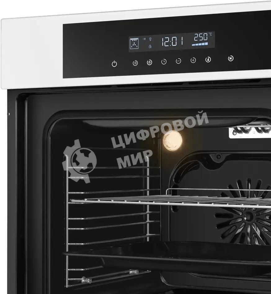 Шкаф духовой электрический Maunfeld AEOD60103W, 60л, дверца с 3 стеклами, белый