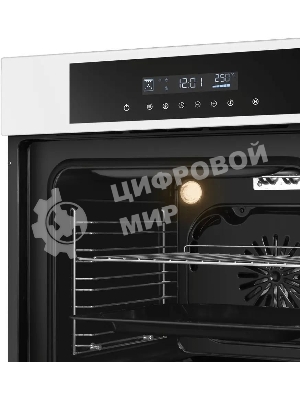 Шкаф духовой электрический Maunfeld AEOD60103W, 60л, дверца с 3 стеклами, белый