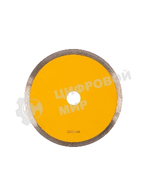 Диск алмазный сплошной Denzel супертонкий, 180 х 25,4 мм, горячее прессование, мокрое резание