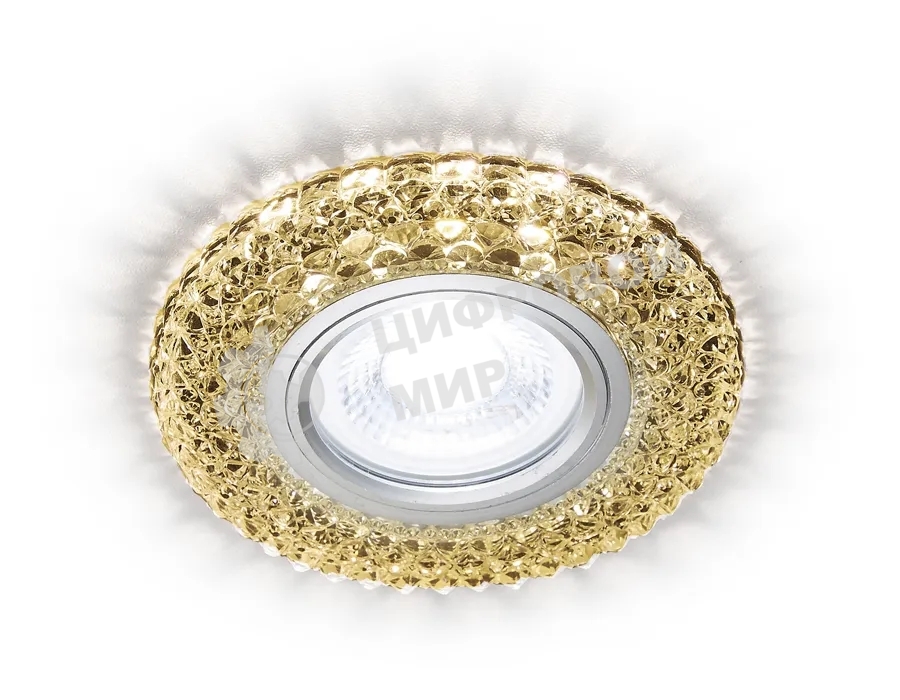 Встраиваемый точечный светильник Ambrella light S291 CH/WR  хром/прозрачный MR16+3W(LED WARM 3000K)