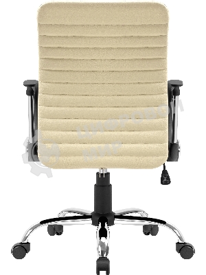 Кресло Defender DUBLIN бежевый, экокожа