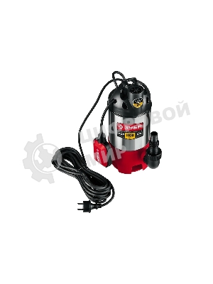 Насос ЗУБР НПГ-М3-1100-С, дренажный для грязной воды, корпус - нерж. сталь, 1100 Вт