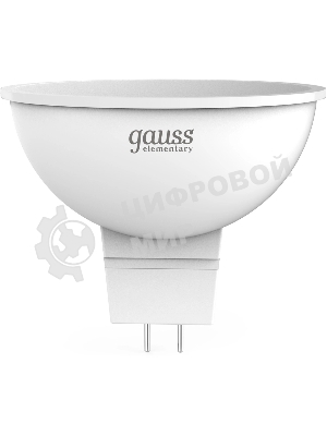 Лампа светодиодная Gauss Elementary 13511 11Вт цок.:GU5.3 софит 180B св.свеч.бел.теп. MR16 (упак.:10шт)