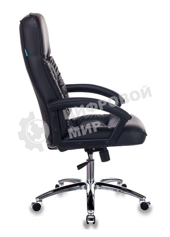 Кресло руководителя Бюрократ T-9908AXSN-AB черный, кожа, крестовина металл