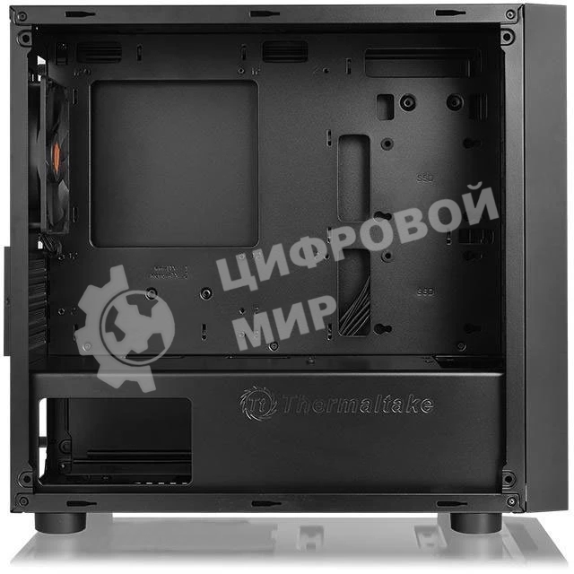 Компьютерный корпус Thermaltake Versa H17 черный без БП mATX 1xUSB 2.0 1xUSB 3.0 audio bott PSU