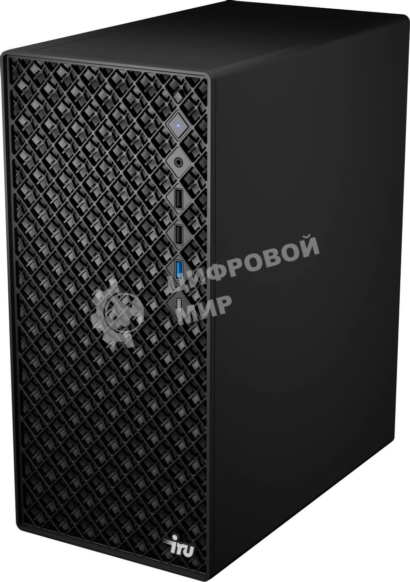 Компьютер IRU Tactio 520B6SB MT Ryzen 5 7600 (3.7) 16Gb SSD 512Gb RGr FreeDOS 2.5xGbitEth 450W черный (RUS) (2131205)