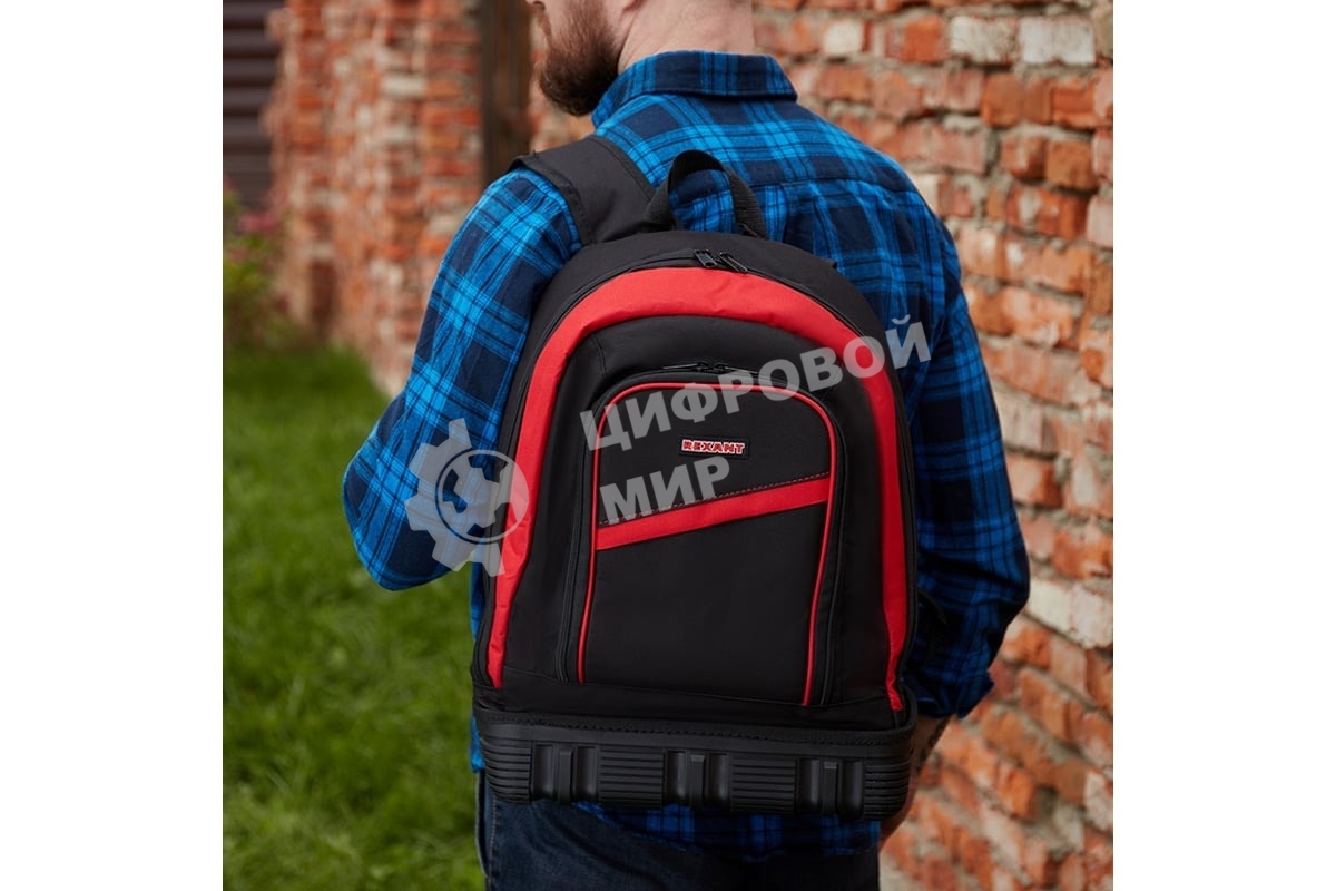 Рюкзак монтажника Rexant RE-12 с резиновым дном