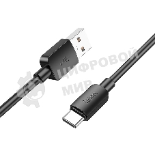 Кабель Hoco X96 Hyper 27W TYPE-C USB (m)-USB Type-C (m) 1м черный коробка