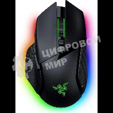 Мышь беспроводная/проводная Razer Basilisk V3 Pro 35K черный, 35000 dpi, радиоканал, Bluetooth, USB, кнопки - 11