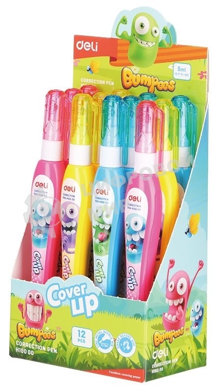 Ручка корректор Deli Cover UP EH10000 шариковый белый 5мл