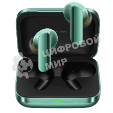 Наушники TWS Realme Buds Air 7 Pro RMA2407 зеленый, внутриканальные, Bluetooth, активное шумоподавление, до 9 ч