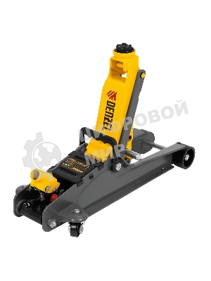 Домкрат гидравлический подкатной с фиксатором Denzel 2,5 т, 85-385 мм