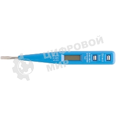Отвертка индикаторная многофункциональная 12-220 В, 130 мм 56509М