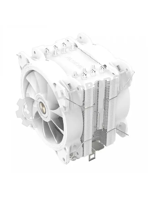 Кулер для процессора Alseye H120D белый, 120 мм, алюминий/медь, 2000 об/мин, 35.5 дБ, 4 pin, 200 Вт, 154 мм