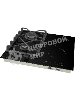 Комбинированная варочная панель HIBERG VM 6021 B независимая, черный