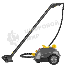 Универсальный отпариватель-пароочиститель Endever Odyssey Q-808, темно-серый/желтый, мощность 1500 Вт, 3,5 бар, бак 700 мл, 85 г/мин, 2 шт/уп.