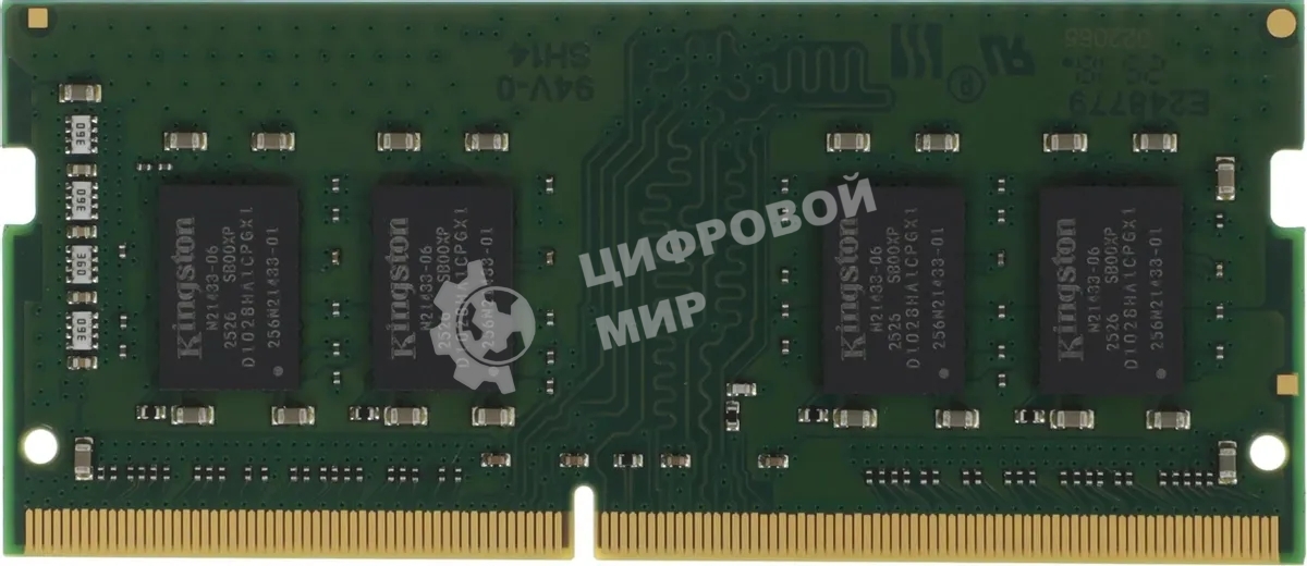 Оперативная память Kingston 8GB 3200MHz DDR4 SO-DIMM Non-ECC CL22 1Rx8 (Select Regions ONLY)