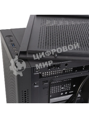 Корпус Midtower mATX Eurocase 00-01064257 MI05 черный без БП закаленное стекло USB 3.0