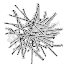 Заклепки алюминиевые Denzel, 1/8