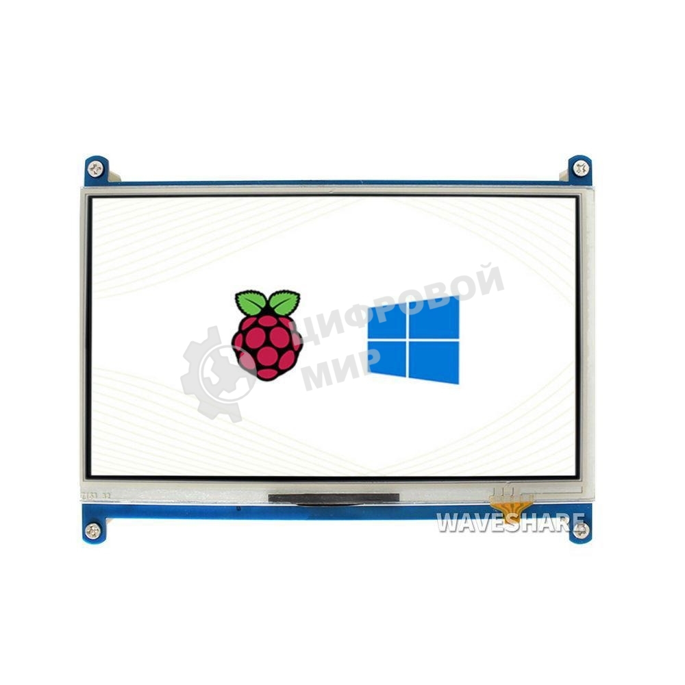 Резистивный сенсорный дисплей без корпуса ACD18-RA418 Waveshare 7