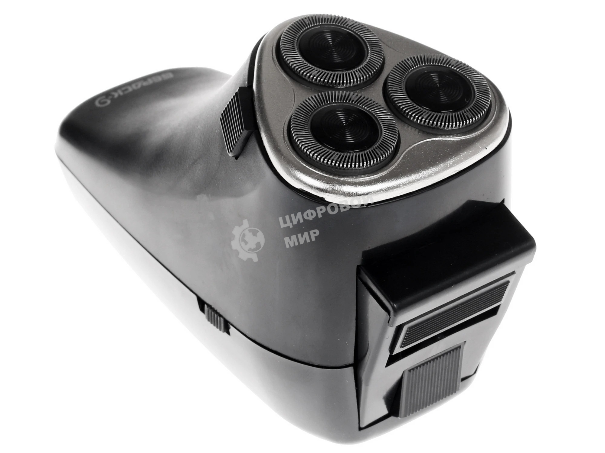 Электробритва Бердск 9 черный/стальной