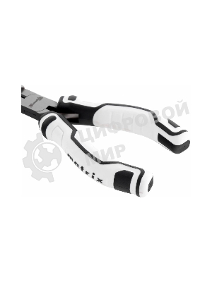 Длинногубцы Matrix Mini, 125 мм изогнутые, авторазжим, PRO