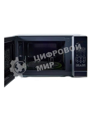 Микроволновая печь Midea EG720CR1-S черный, 20 л, 700 Вт, переключатели - сенсор