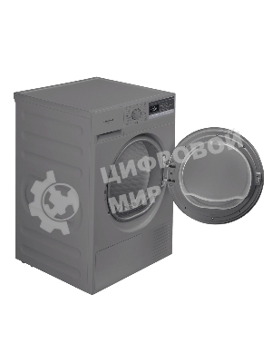 Сушильная машина Maunfeld MFDM168SL02 нержавеющая сталь, 8 кг, сушка - тепловой насос, программ - 16, 59.5 x 84.5 x 61 см