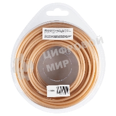 Леска для триммера Denzel армированная алюминием круглая, 2,7мм х 15м, блистер ALUFLEX